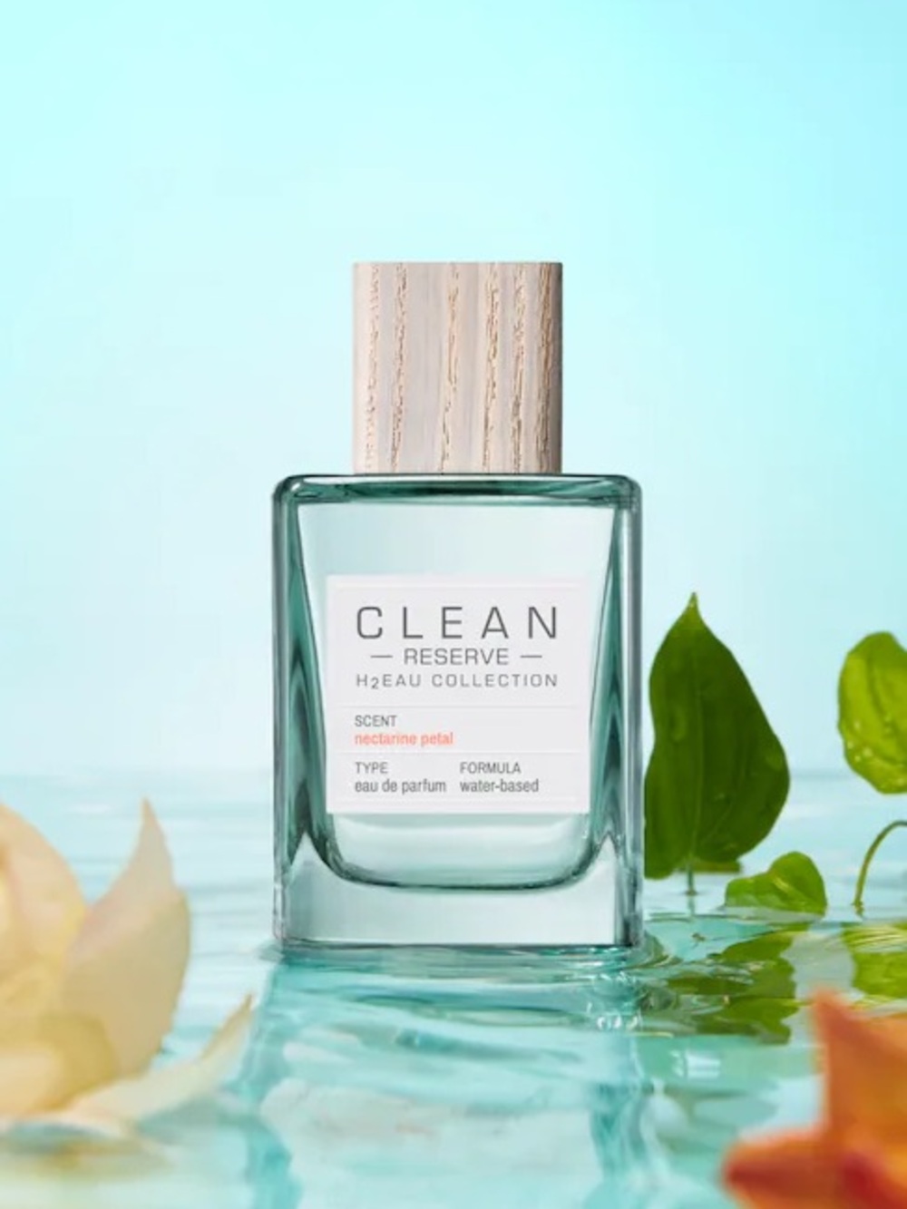 Clean Reserve Nectarine Petal H2EAU Collection- water based, fruity floral musk